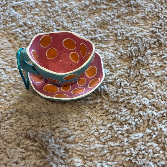 Anthropologie Other - Anthropologie teacup ornament